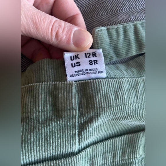 Lucy & Yak Original corduroy Dungarees in Green Bay - US 8 UK 12 - Picture 5 of 7